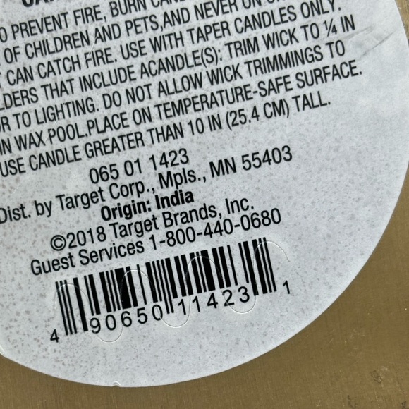 Brass Taper Candle Holder - Smith and Hawken- single - Picture 3 of 3